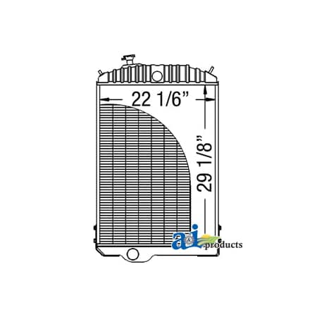 A & I Products Radiator 44.5" x26.75" x11.25" A-AR68872